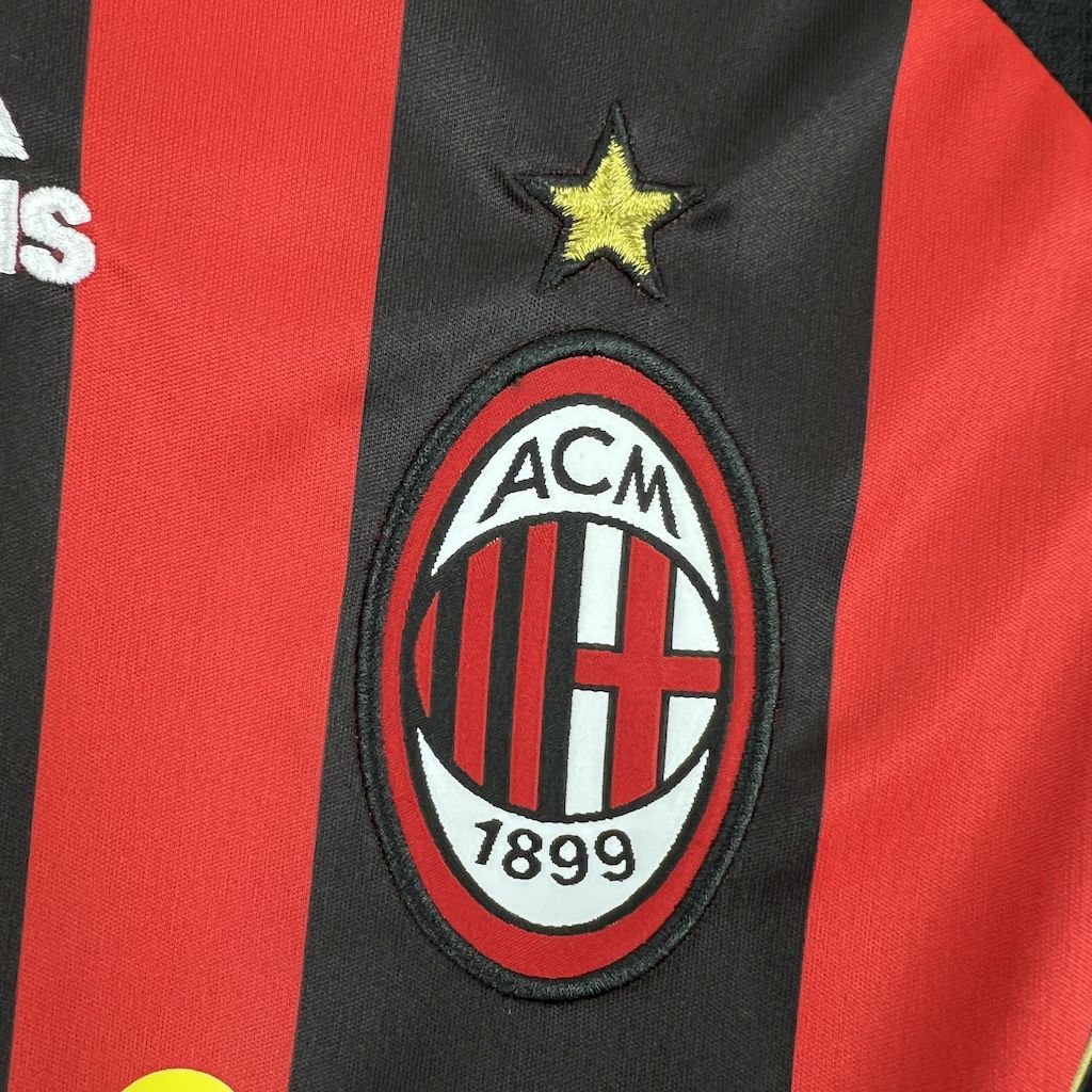 AC Milan 2006/07 Home Retro Mangas largas