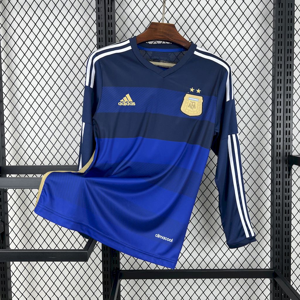 Argentina 2014 Away Retro Mangas largas